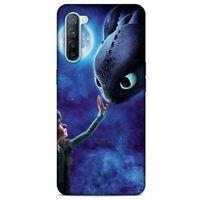 Oppo Reno 3 Kılıf Dragons (40) Fit Silikon Kılıf Ejderha Takım Yıldızı