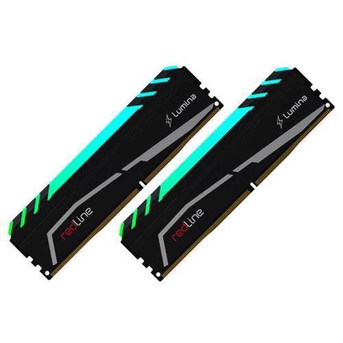 MUSHKIN redLine Lumina, MLA4C320GJJM8GX2, 2x8Gb Kit, 3200Mhz, DDR4, CL16, RGB, Desktop Gaming RAM (Soğutuculu)
