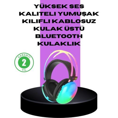 Rgb Aydınlatmalı Kablosuz Bluetooth  Kulaklığı