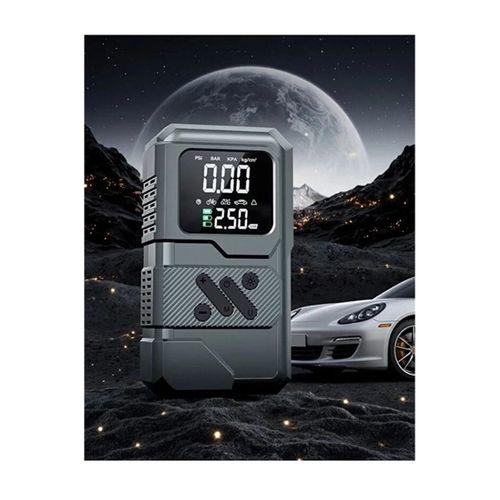 St-9654 Şarjlı 10.000 Mah Taşınabilir Araç Hava Kompresörü Akü Takviyeli Dijital Ekranlı Işıklı