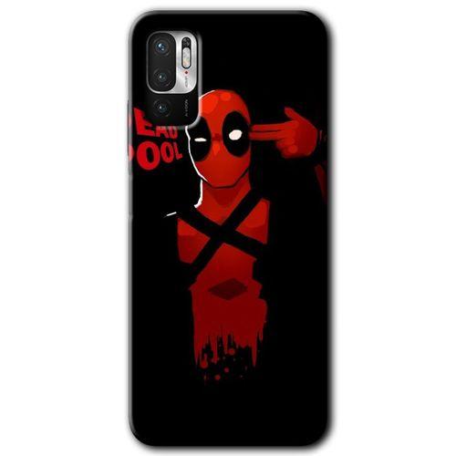 Redmi Note 10 5G Kılıf HD Desen Baskılı Arka Kapak - DeadPool 4 + Kırılmaz Cam