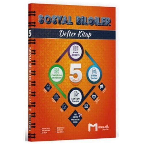 5. Sınıf Sosyal Bilgiler Defter Kitap Mozaik Yayınları