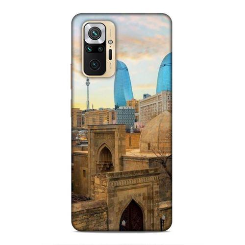 Xiaomi Redmi Note 10 Pro Uyumlu Kılıf Azarbaijan (11) Tam Koruma Ateş Kuleleri