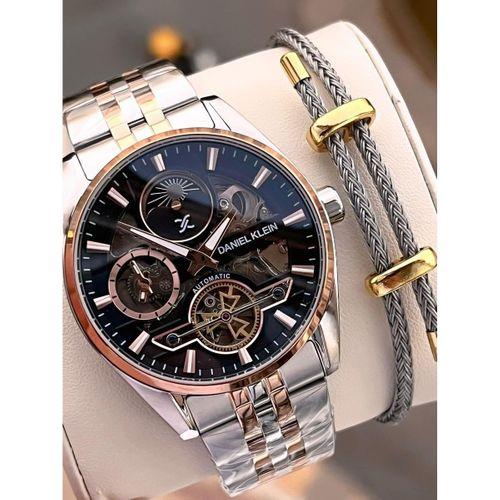 Daniel Klein Otomatik Mekanizma Mehtap Ve Güneş Kadranlı 2 Yıl Garantili Erkek Kol Saati OTM.14266.5