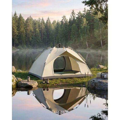 2 3 Kişilik Otomatik Kamp Çadırı Suya Dayanıklı Çift Astarlı Outdoor Çadır