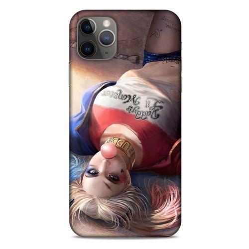 Apple Iphone 11 Pro Max Uyumlu Kılıf Harley Quinn (2) Kabı Kahve