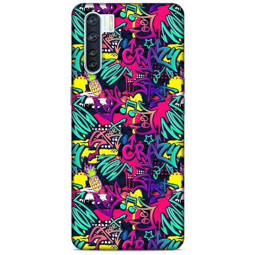 Graffitix (31) Desenli Silikon Kapak Oppo A91 Kılıf