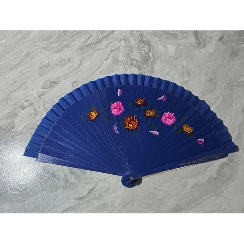 Bambu Çift Taraflı Yelpaze Karışık Renkler 12'li Paket