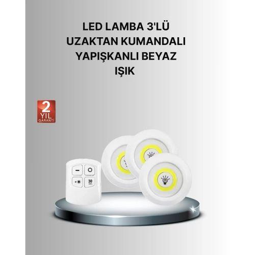 Dekoratif Ve Pratik 3’lü Kumandalı Spot Led Aydınlatma