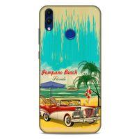 Retro (16) Desen Kalın Kılıf Renkli Huawei Honor 8C Kılıf