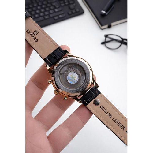 Reward İtalyan Bileklik Hediyeli Deri Kordon Otomatik Mekanizma 5 Atm Erkek Kol Saati W.147651.6