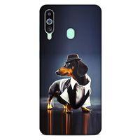 Samsung Galaxy M40 Kılıf Köpek Kıyafetleri (1) Kılıfı Dakhund Gömlek
