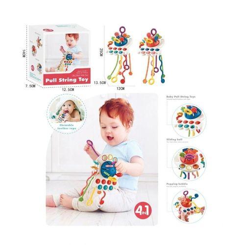 Eğitici Oyuncak BIB68859-Vardem Duyusal Montessori Oyuncaklar  Toplu-Çekme İpli