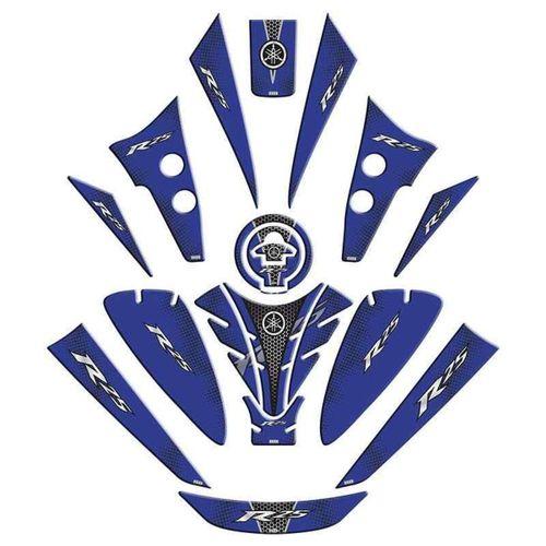 YAMAHA Yamaha R25 2019 - 2024 Uyumlu Tank Pad Set 004