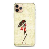 Lopard Apple Iphone 11 Pro Uyumlu Kılıf Sürreal Yüzler ♀ (38) Neo Hybrid Kılıf Desenli