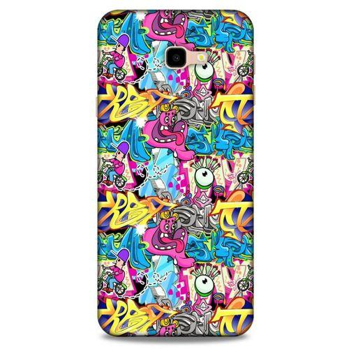 Graffitix (7) Desenli Silikon Kapak Samsung Galaxy J4 Plus Kılıf