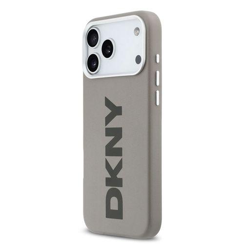 Apple iPhone 17 Pro Max Kılıf DKNY Orjinal Lisanslı M-safe Şarj Özellikli PU Büyük Dikey Logolu Kapak