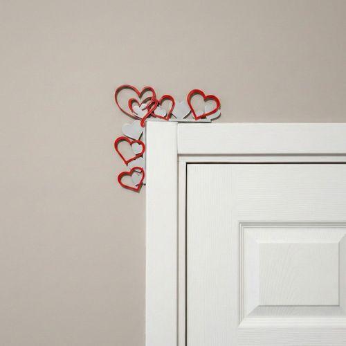 Büyük Kalp Desenli Kapı Köşe Dekoru