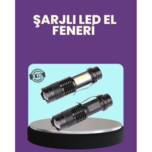 Suya Dayanıklı 4 Modlu Mini Led El Feneri