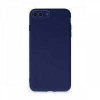 iPhone 8 Plus Kılıf Lansman Glass Kapak - Sky Blue