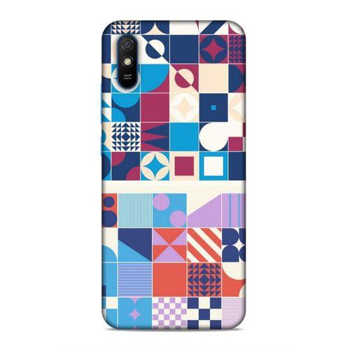 Xiaomi Redmi 9A Uyumlu Kılıf Insomnia (5) Koruma Kabı Lacivert Kırmızı