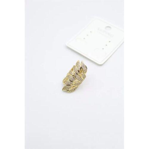 Yaprak Kıkırdak Küpe - Altın