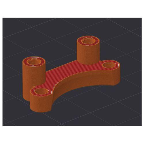 Fysetc Taşınabilir Giriş Şekillendirici Adaptörü 3010 İçin MAK Vector FlyingBear Reborn 2 (Bu ürün Sadece Plastik parçadır - Almadan Önce Soru Sorabil