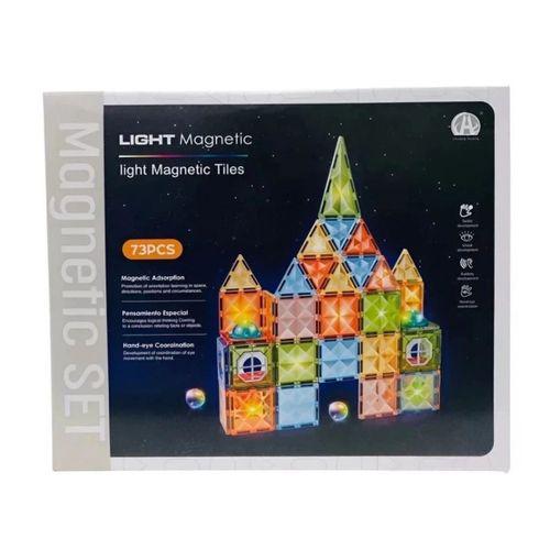 Eğitici Çocuk Magnetic Tiles Light Version 73 Parça