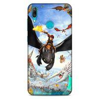 Huawei Y7 2019 Kılıf Dragons (32) Soft Silikon Kılıf Ejderhanı Nasıl Eğitirsin
