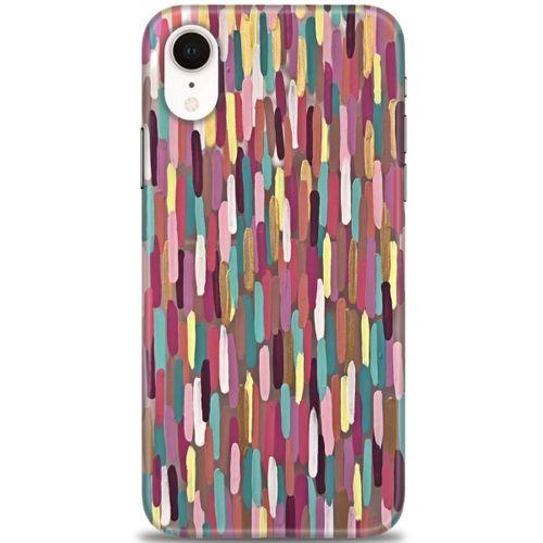 iPhone XR Kılıf HD Baskılı Kılıf - Renk Renk + Tam Ekran Koruyucu