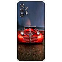 Lopard Samsung Galaxy A32 Uyumlu Kılıf PickUpX (43) Thin Fit Kılıf Kırmızı Ateşli