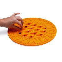 Beeztees Yavru Köpek Mama Yeme Oyuncağı, Daire Şeklinde, Silikon, Turuncu, 30cm
