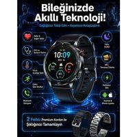 Çift Kordonlu Yüksek Çözünürlüklü Akıllı Saat Uyku İzleyici & Spor Modları