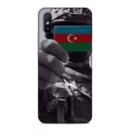 Xiaomi Redmi 9A Uyumlu Kılıf Azarbaijan (40) Fit Silikon Kılıf Asker