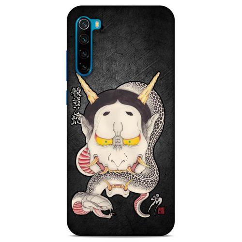 Lopard Xiaomi Redmi Note 8T Uyumlu Kılıf Tattoo's (50) Shockproof Kılıf Hannya Kijo Dövme