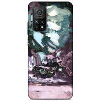 Lopard Xiaomi Mi 10T 5G Uyumlu Kılıf Soyut Sanat (39) Baskılı Liquid Crystal Kılıf