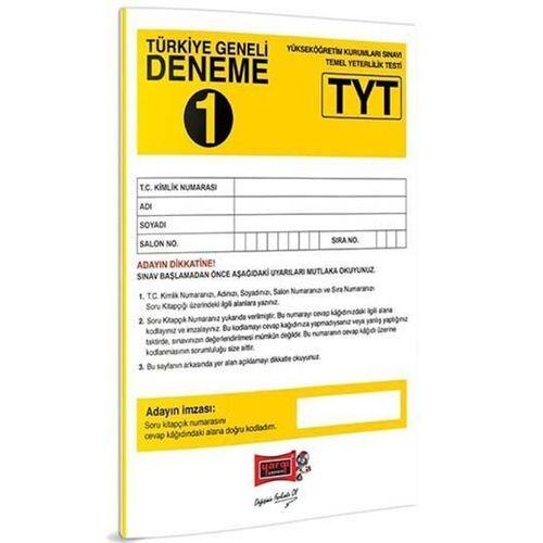 Yargı Yayınları TYT Türkiye Geneli Deneme 1