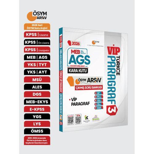 2026 MEB AGS Türkçenin Kara Kutusu PARAGRAF 3 VİP ÖSYM Çıkmış Soru Havuzu Bankası Dijital Çözümlü