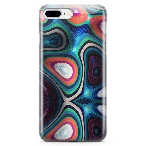 Apple iPhone 7 Plus Kılıf Elastik Hoparlör Arka Kapak Koruma Desenli Full Koruyucu