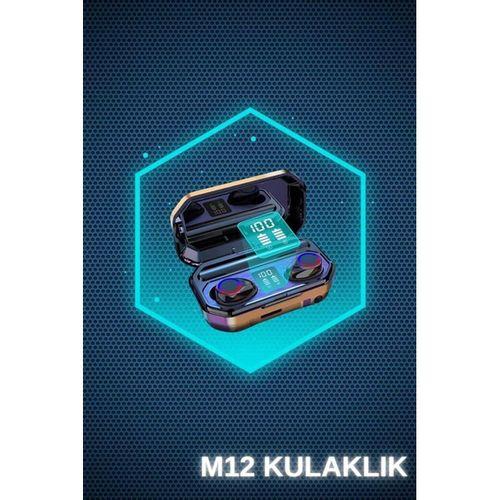 Kadınlar İçin 3 Kordonlu Akıllı Saat Ve Dijital Göstergeli Powerbankli Bluetooth Kulaklık Dokunmatik Kontrol