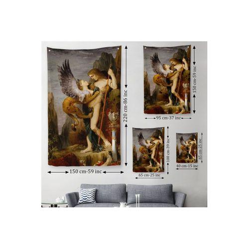 Oidipus ve Sfenks Gustave Moreau Duvar Örtüsü - Halısı-5985