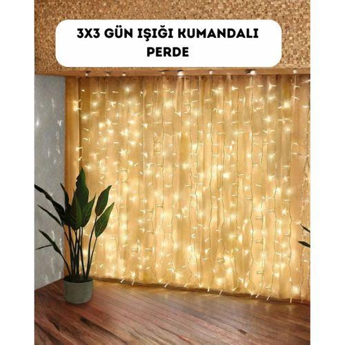 Dekoratif Perde Peri Led Günışığı Renk 8 Fonksiyonlu Işık