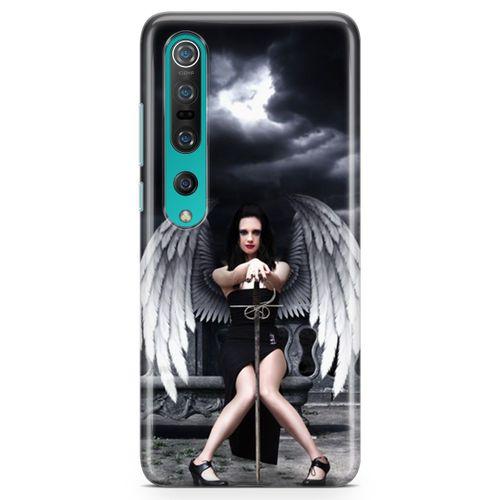 Xiaomi Mi 10 Kılıf Melek Halloween Arka Kapak Koruma Desenli Full Koruyucu
