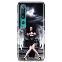 Xiaomi Mi 10 Kılıf Melek Halloween Arka Kapak Koruma Desenli Full Koruyucu