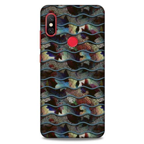 Xiaomi Redmi Note 6 Pro Kılıf Baskılı Özel Seri Taşlı (34) Slim Armor Kılıf