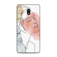 Xiaomi Redmi 8A Uyumlu Kılıf Face'X 25 Antişok Kapak Çizgili