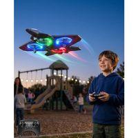 Uzaktan Kumandalı Led Işıklı Drone Uçak 360 Derece Dönüş Özellikli Oyuncak Drone