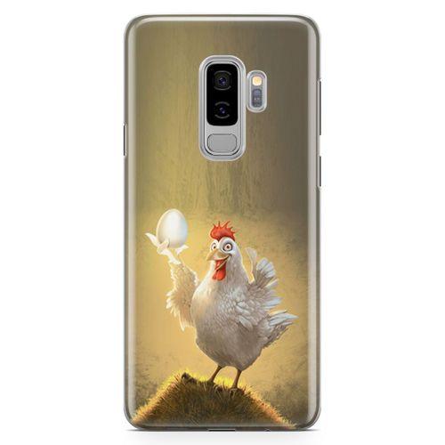 Samsung Galaxy S9 Plus Kılıf Yumurtam Benim Arka Kapak Koruma Desenli Full Koruyucu
