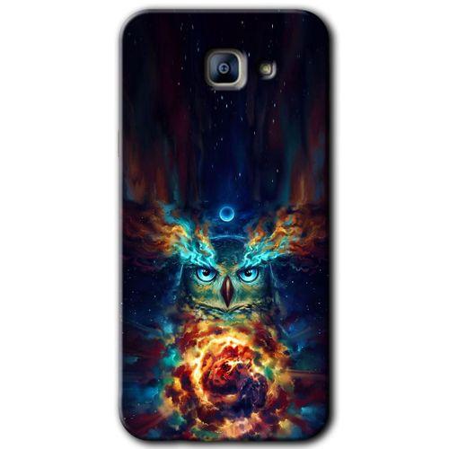 Potkal Hediye Fabrikası Samsung Galaxy A8 2016 Kılıf HD Desen Baskılı Arka Kapak - Ballı Baykuş