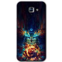 Potkal Hediye Fabrikası Samsung Galaxy A8 2016 Kılıf HD Desen Baskılı Arka Kapak - Ballı Baykuş